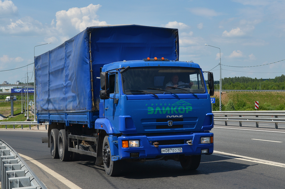 Калужская область, № М 087 ЕО 40 — КамАЗ-65117-N3(78)