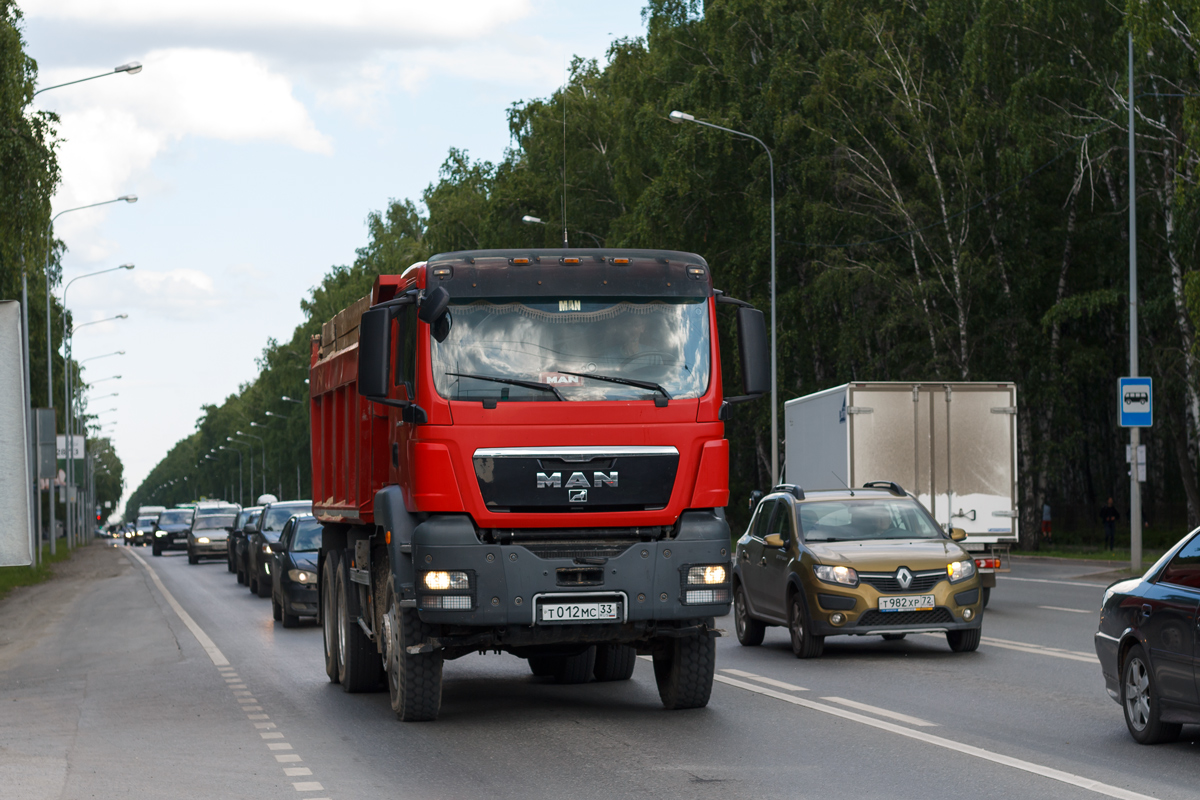 Владимирская область, № Т 012 МС 33 — MAN TGS 40.430