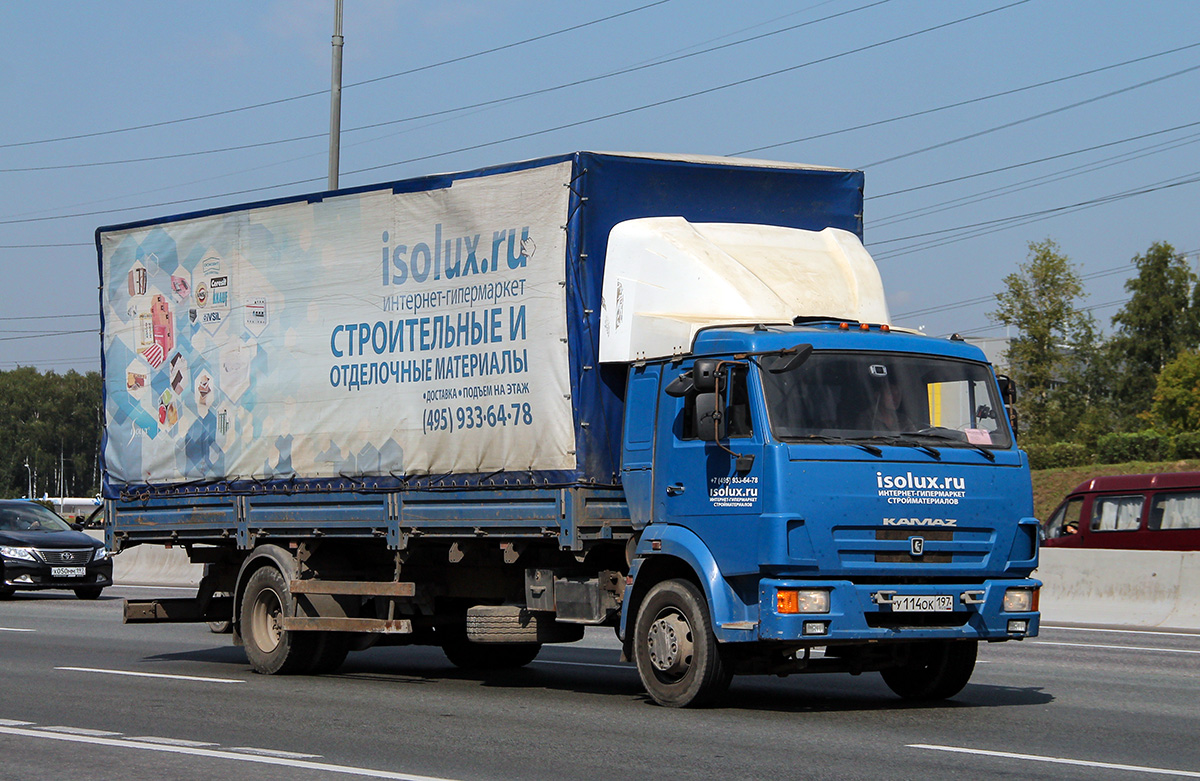 Москва, № У 114 ОК 197 — КамАЗ-5308-D3(97)