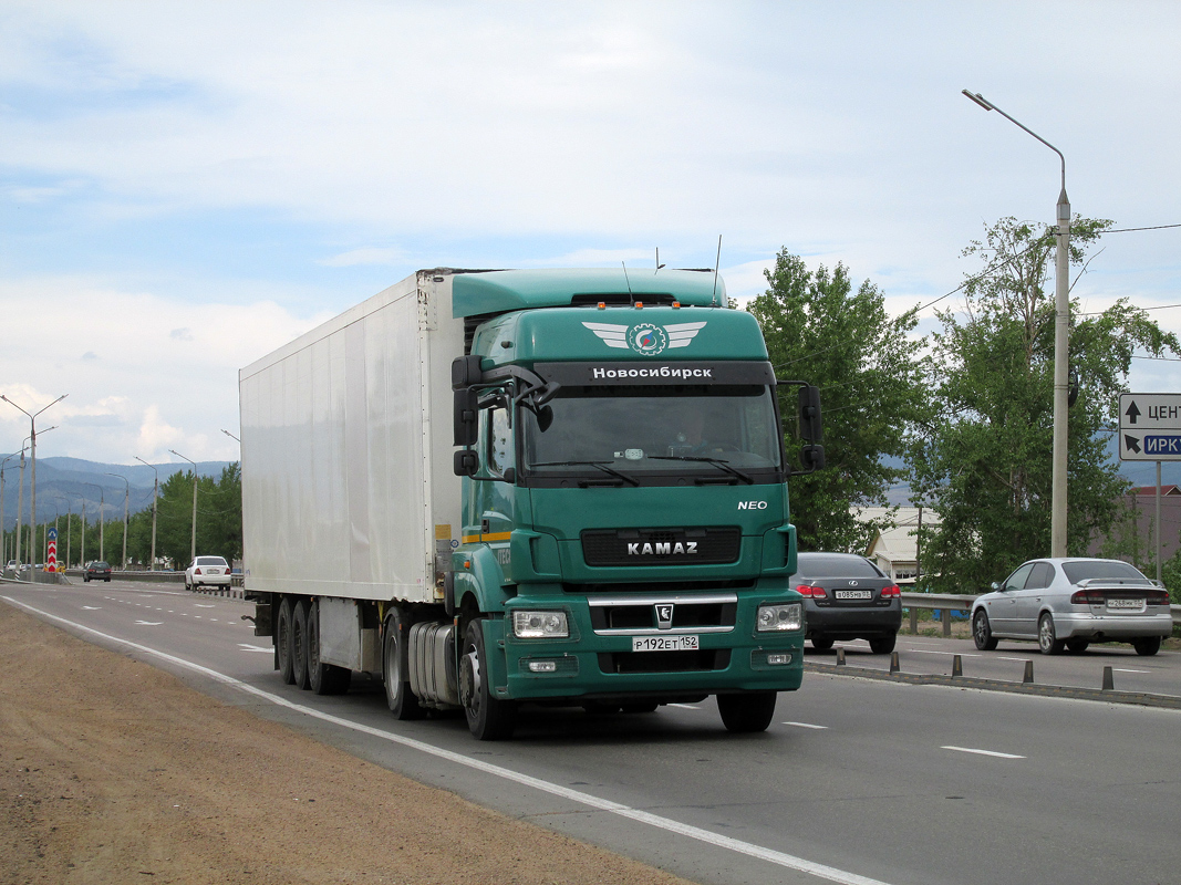 Новосибирская область, № Р 192 ЕТ 152 — КамАЗ-5490-S5(87)