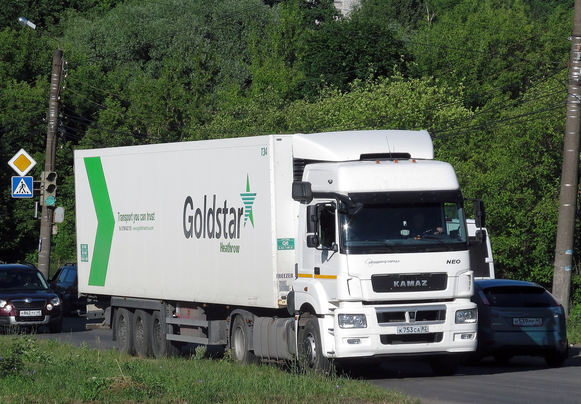 Крым, № К 753 СА 82 — КамАЗ-5490-S5(87)