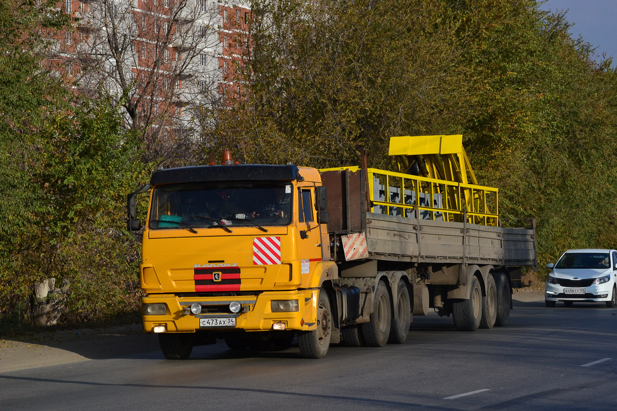 Волгоградская область, № С 473 АХ 34 — КамАЗ-65116-N3(78)