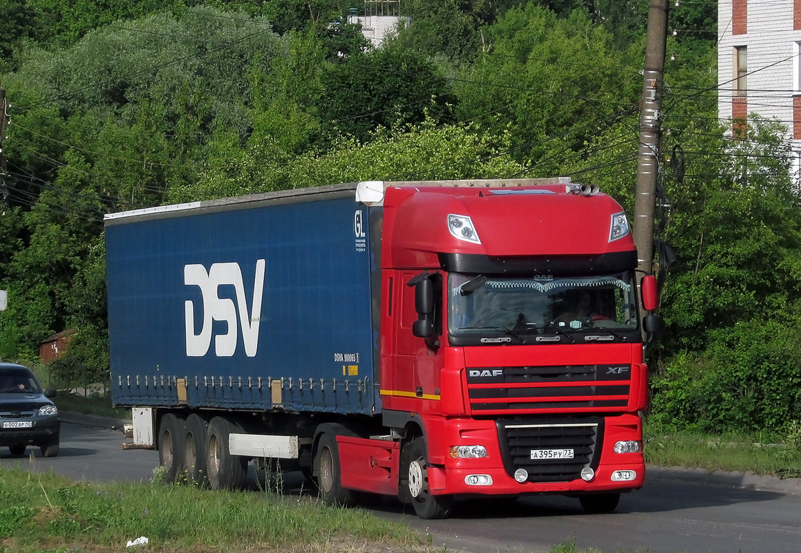Ульяновская область, № А 395 РУ 73 — DAF XF105 FT