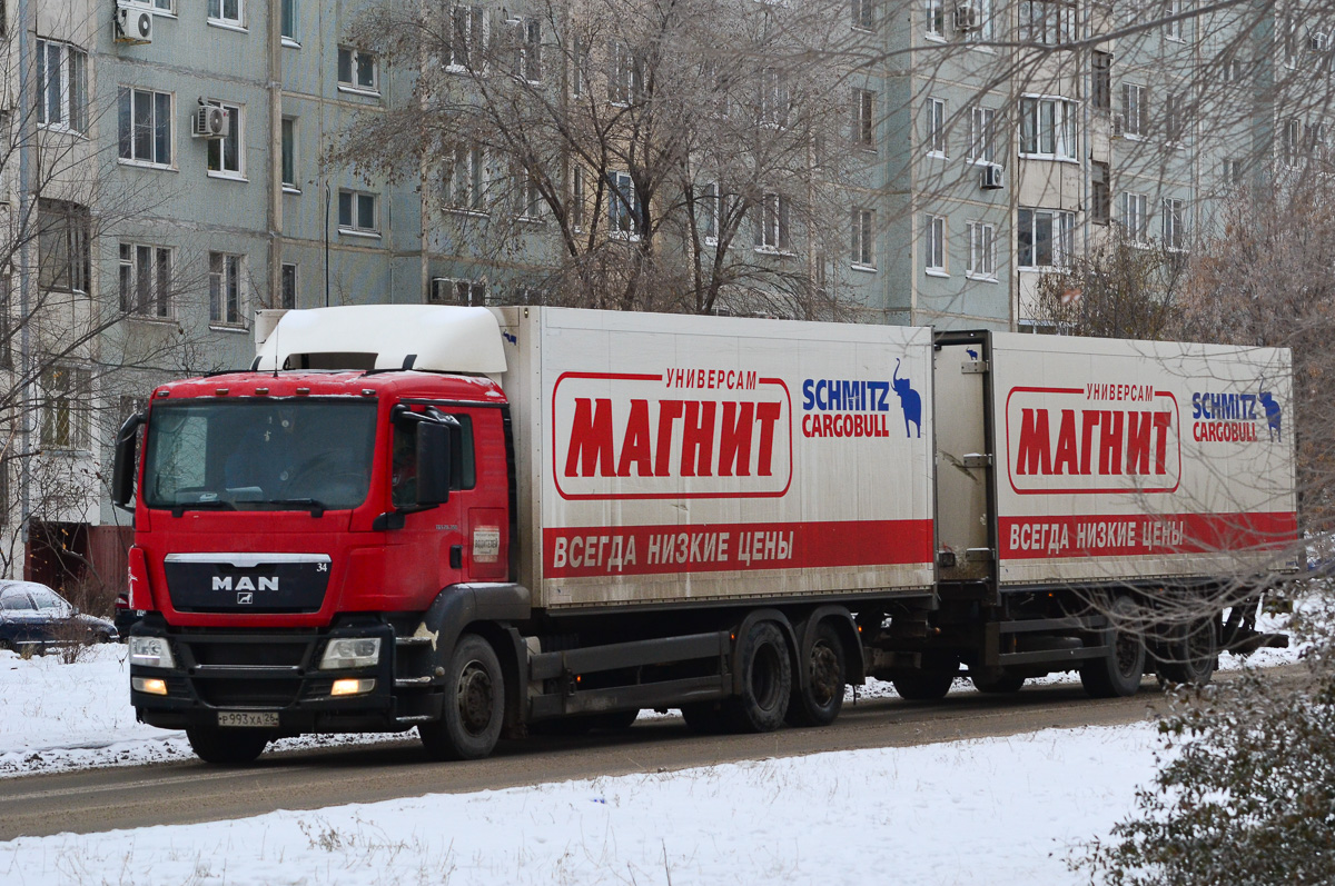 Волгоградская область, № Р 993 ХА 26 — MAN TGS 26.350
