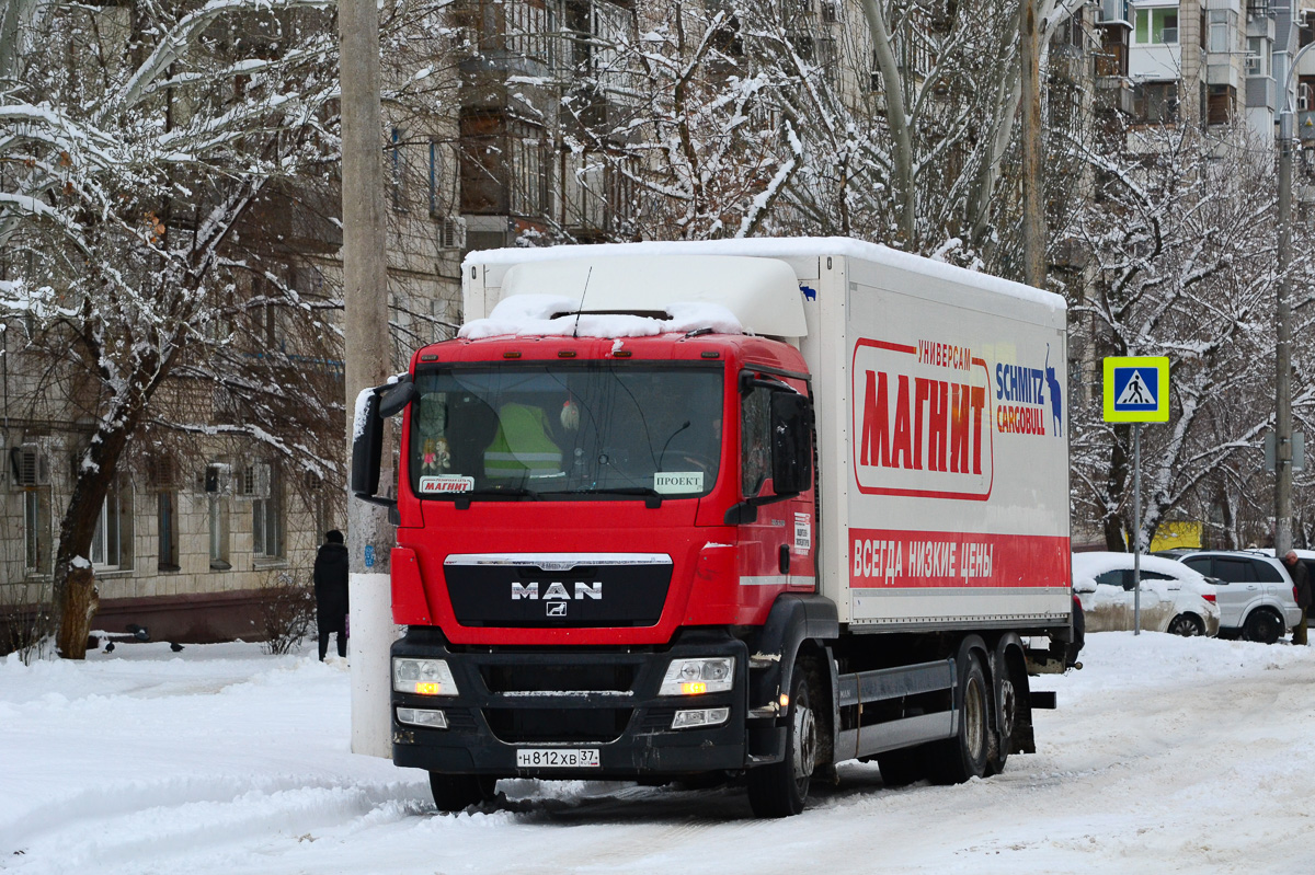Волгоградская область, № Н 812 ХВ 37 — MAN TGS 26.350