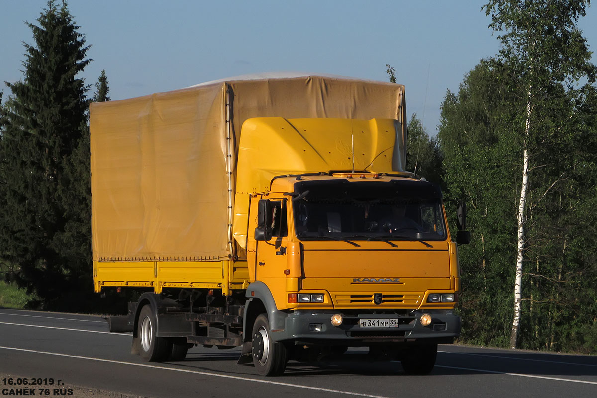 Вологодская область, № В 341 МР 35 — КамАЗ-4308-A3(96)
