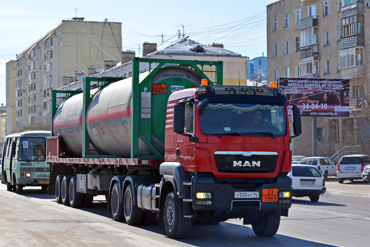 Саха (Якутия), № У 530 КУ 14 — MAN TGS 33.480
