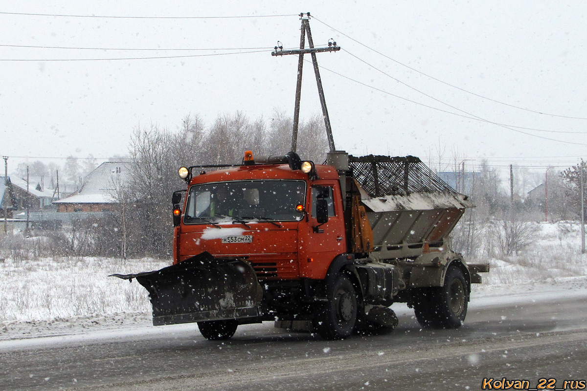 Алтайский край, № Н 553 СМ 22 — КамАЗ-43253-A3(96)