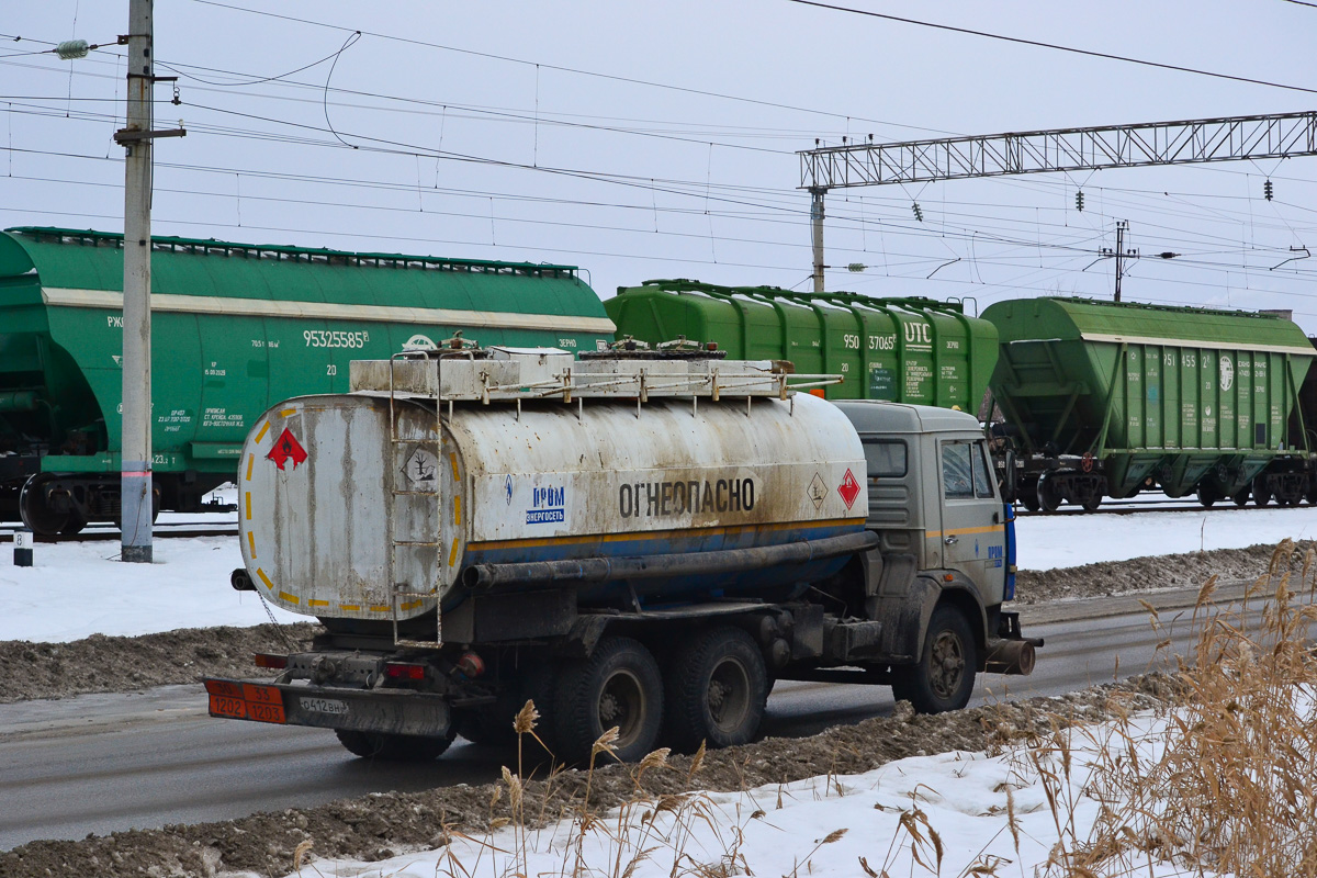 Волгоградская область, № О 412 ВН 31 — КамАЗ-5320
