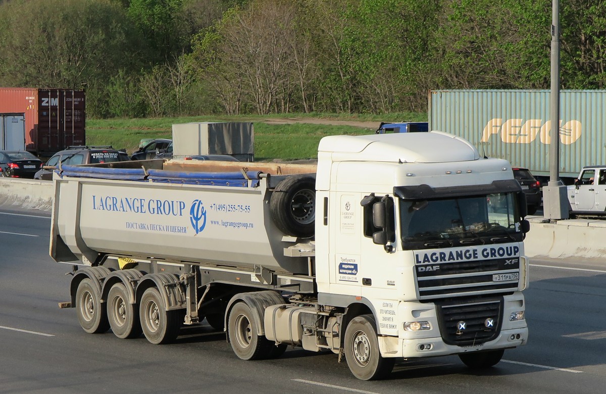 Московская область, № У 311 РА 750 — DAF XF105 FT