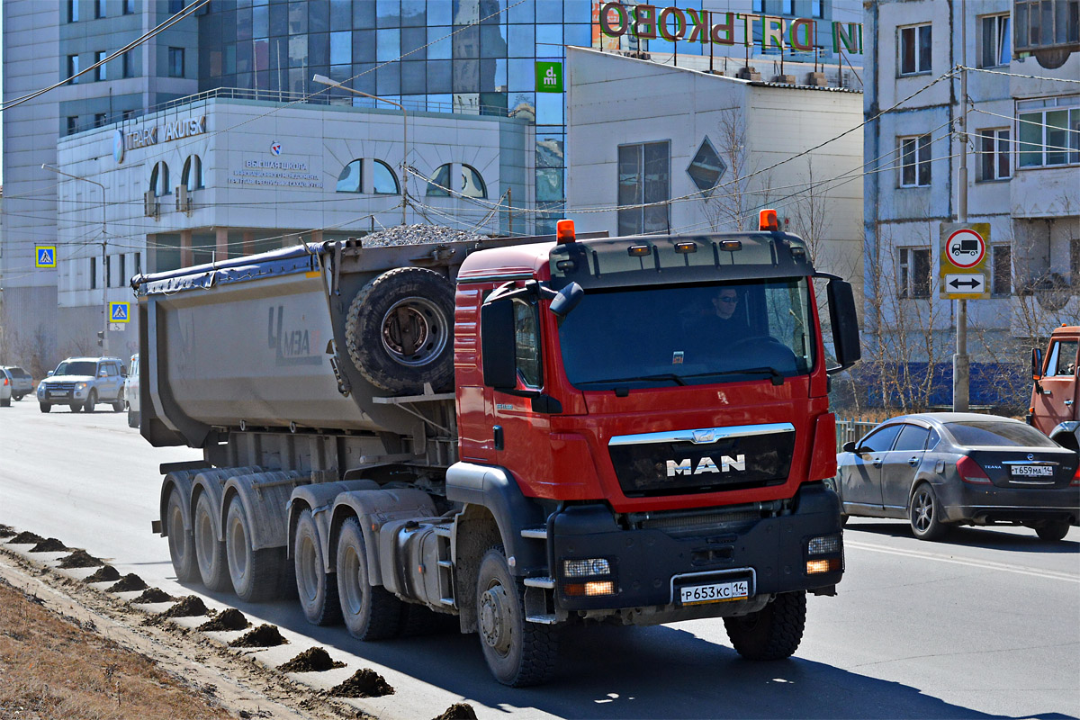 Саха (Якутия), № Р 653 КС 14 — MAN TGS 33.480