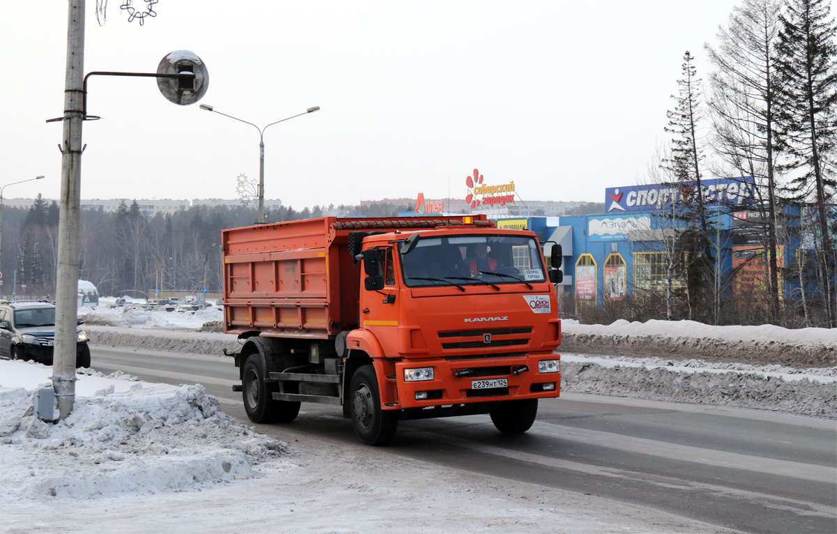 Красноярский край, № Е 239 НТ 124 — КамАЗ-53605-L4(19)