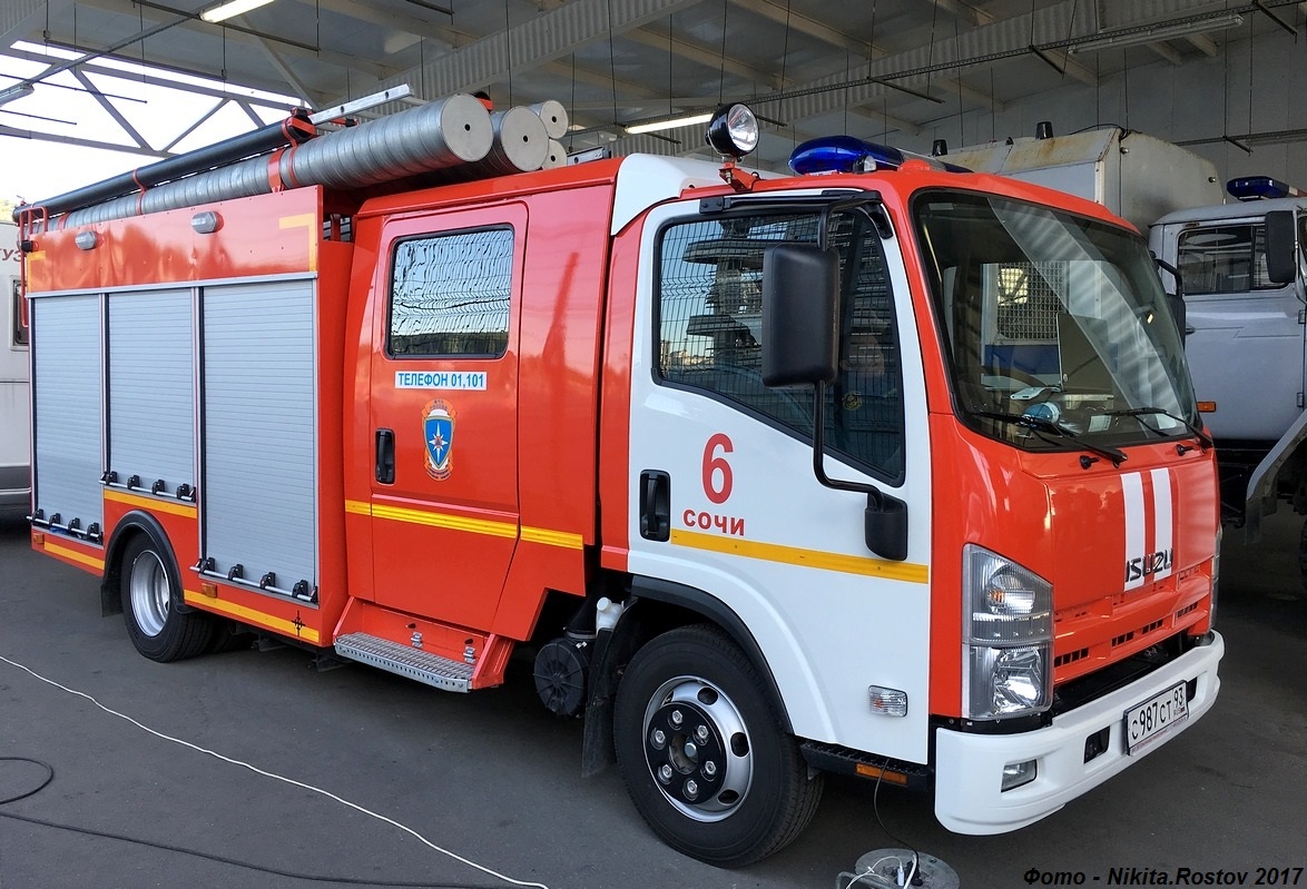 Краснодарский край, № С 987 СТ 93 — Isuzu NPR75 [Z7X]