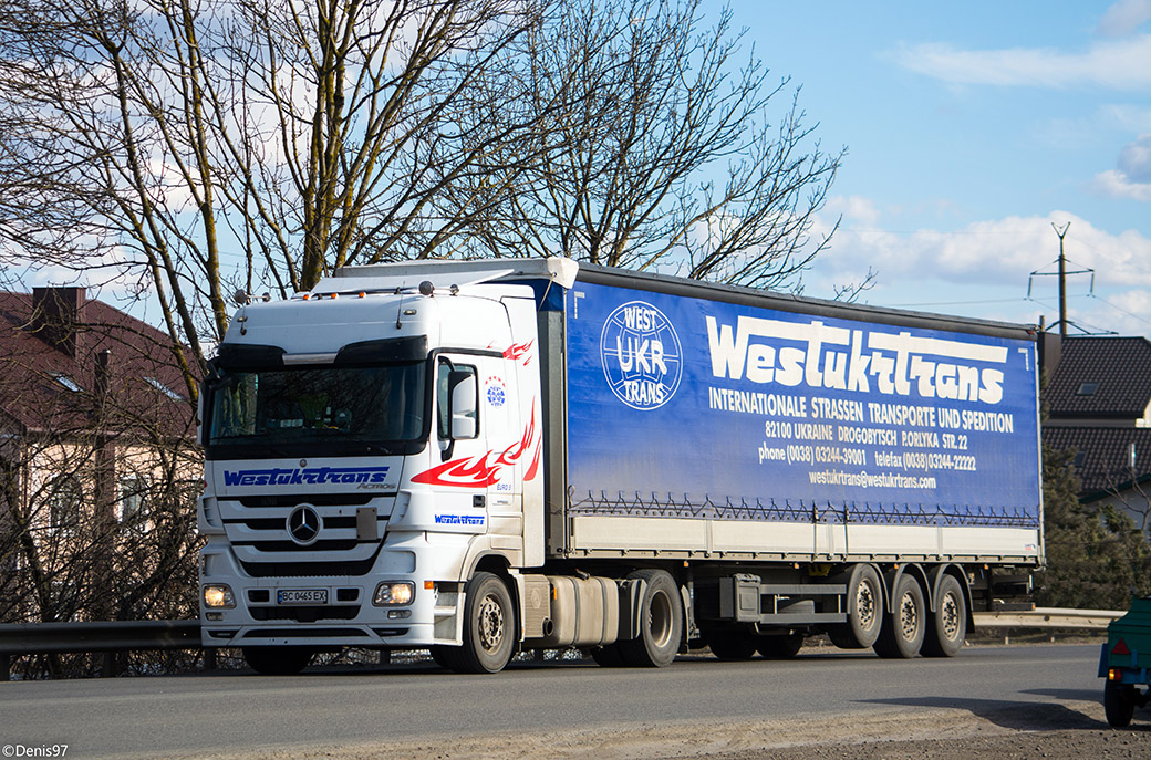 Львовская область, № ВС 0465 ЕХ — Mercedes-Benz Actros ('2009) 1844