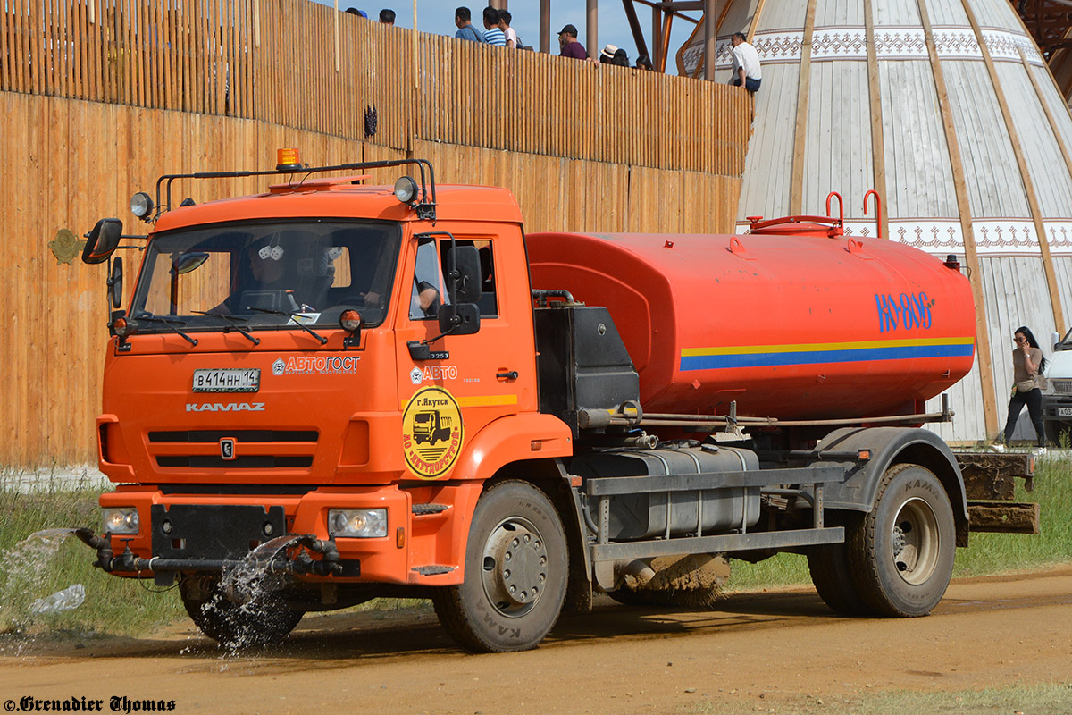 Саха (Якутия), № В 414 НН 14 — КамАЗ-43253-R4(28)