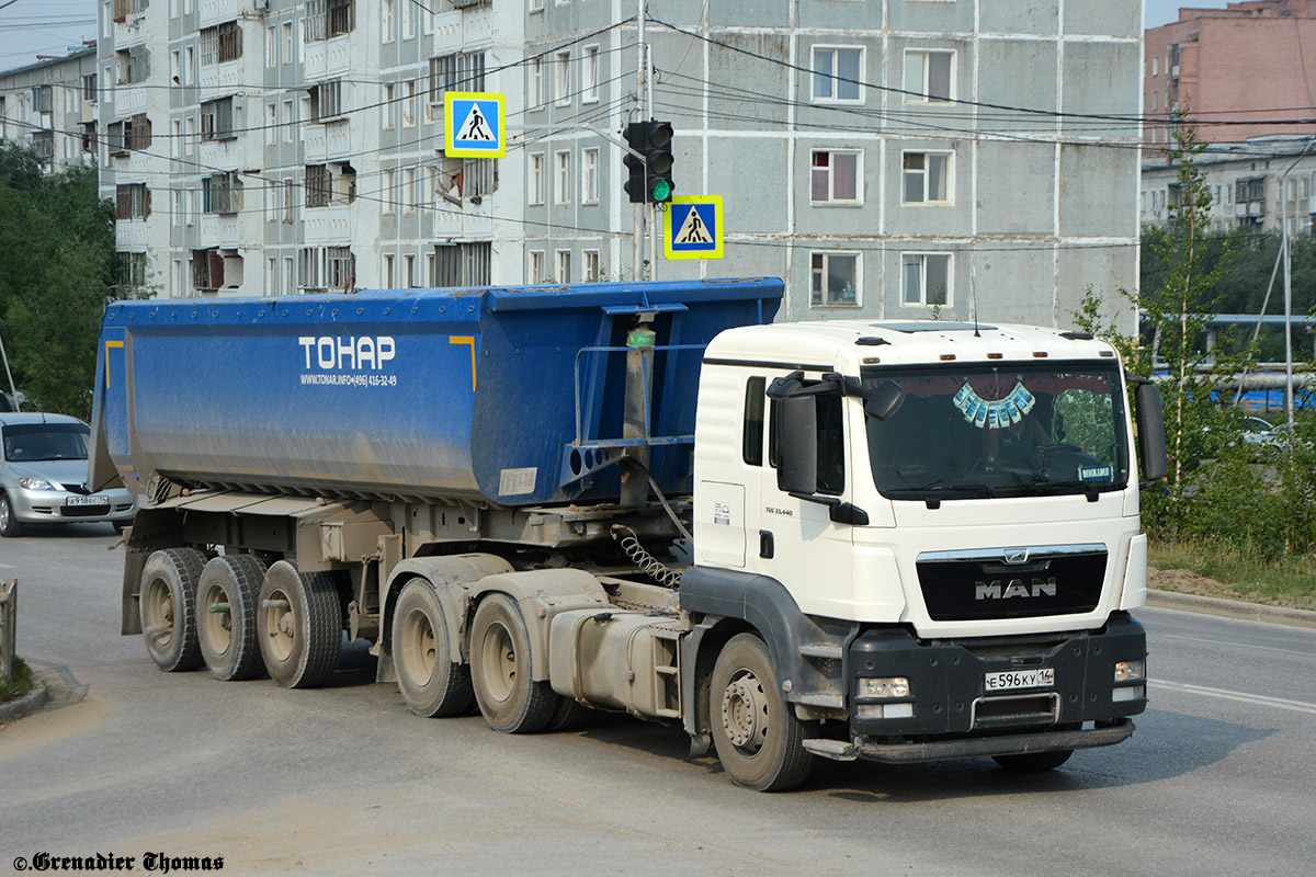 Саха (Якутия), № Е 596 КУ 14 — MAN TGS 33.440