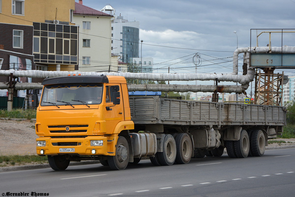 Саха (Якутия), № Е 335 ВК 28 — КамАЗ-65116-N3(78)