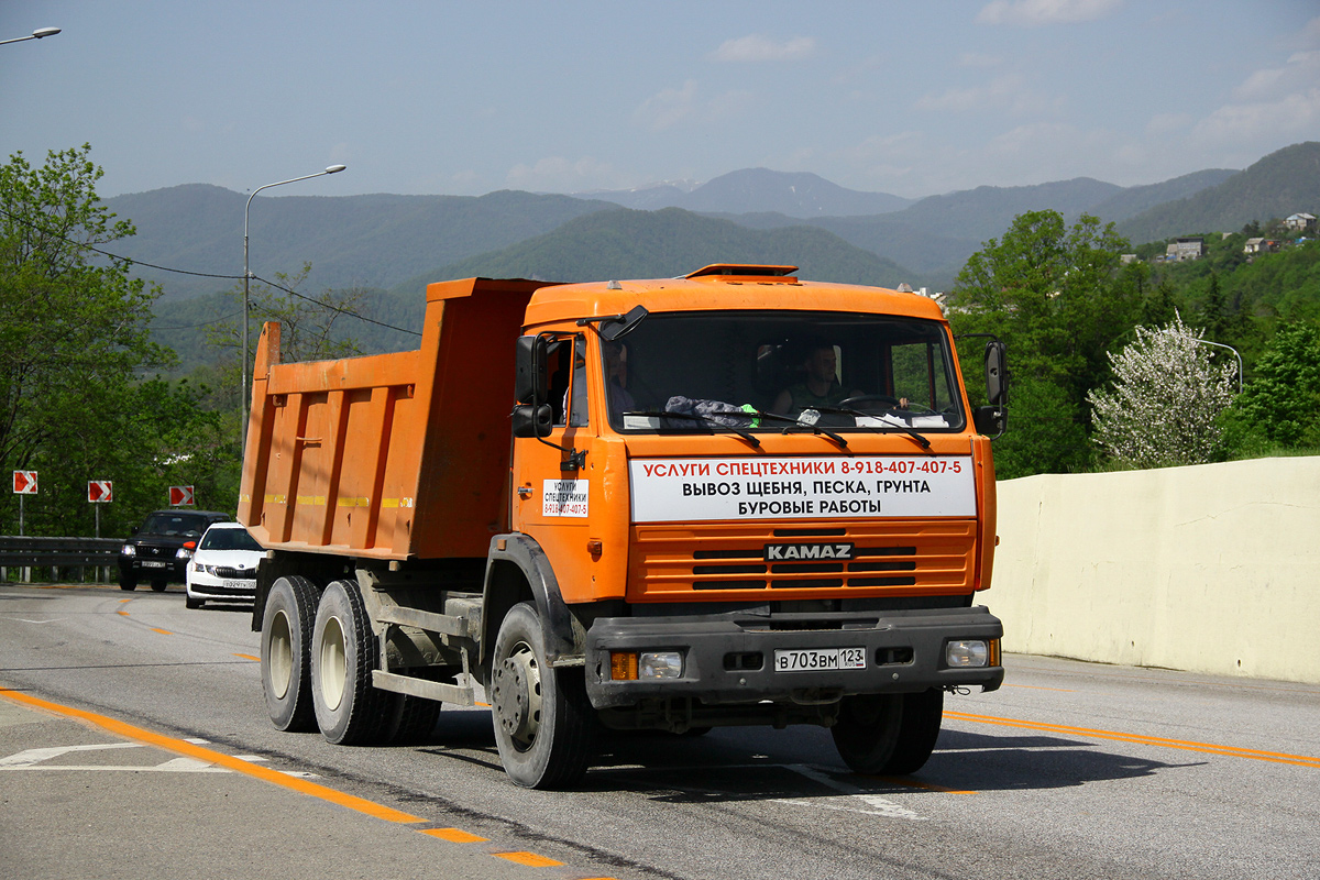 Краснодарский край, № В 703 ВМ 123 — КамАЗ-65115-D3(97)