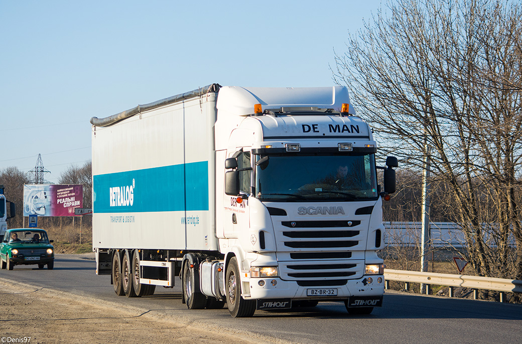 Нидерланды, № BZ-BR-32 — Scania ('2009-2011, общая модель)