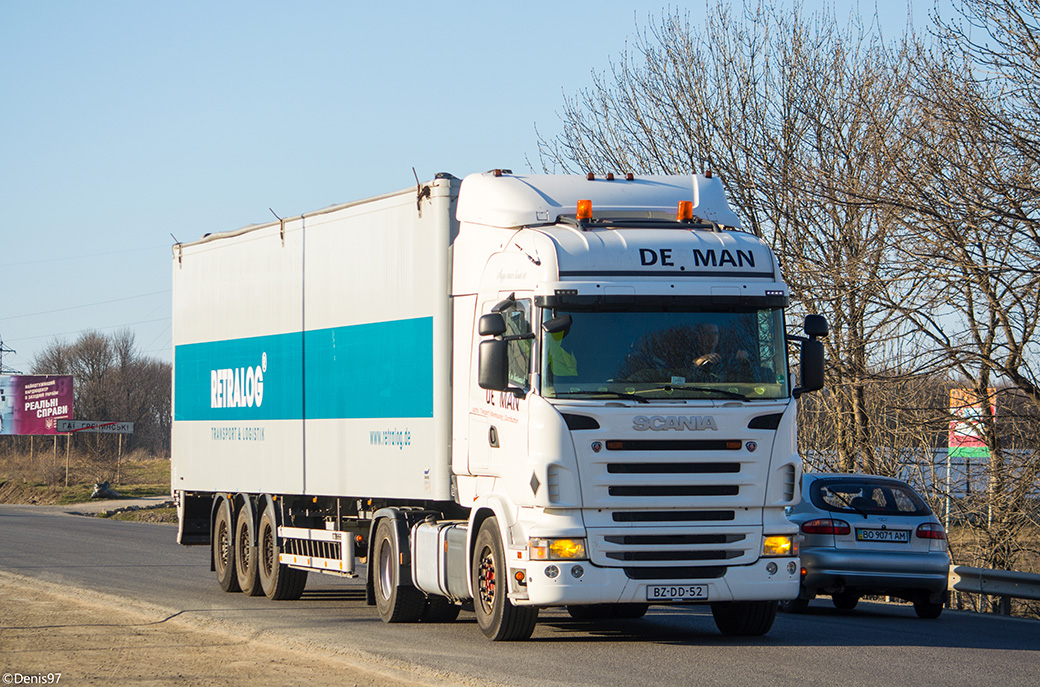 Нидерланды, № BZ-DD-52 — Scania ('2009-2011, общая модель)