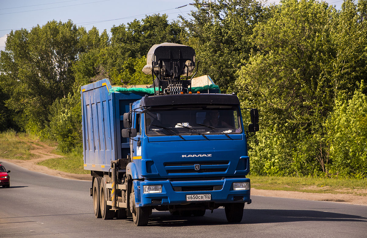 Башкортостан, № Х 650 СВ 102 — КамАЗ-65115-A5(48)