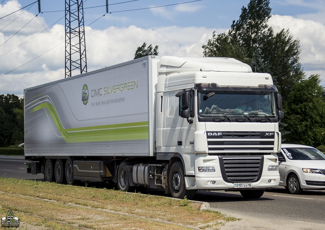 Восточно-Казахстанская область, № 010 CAA 16 — DAF XF105 FT