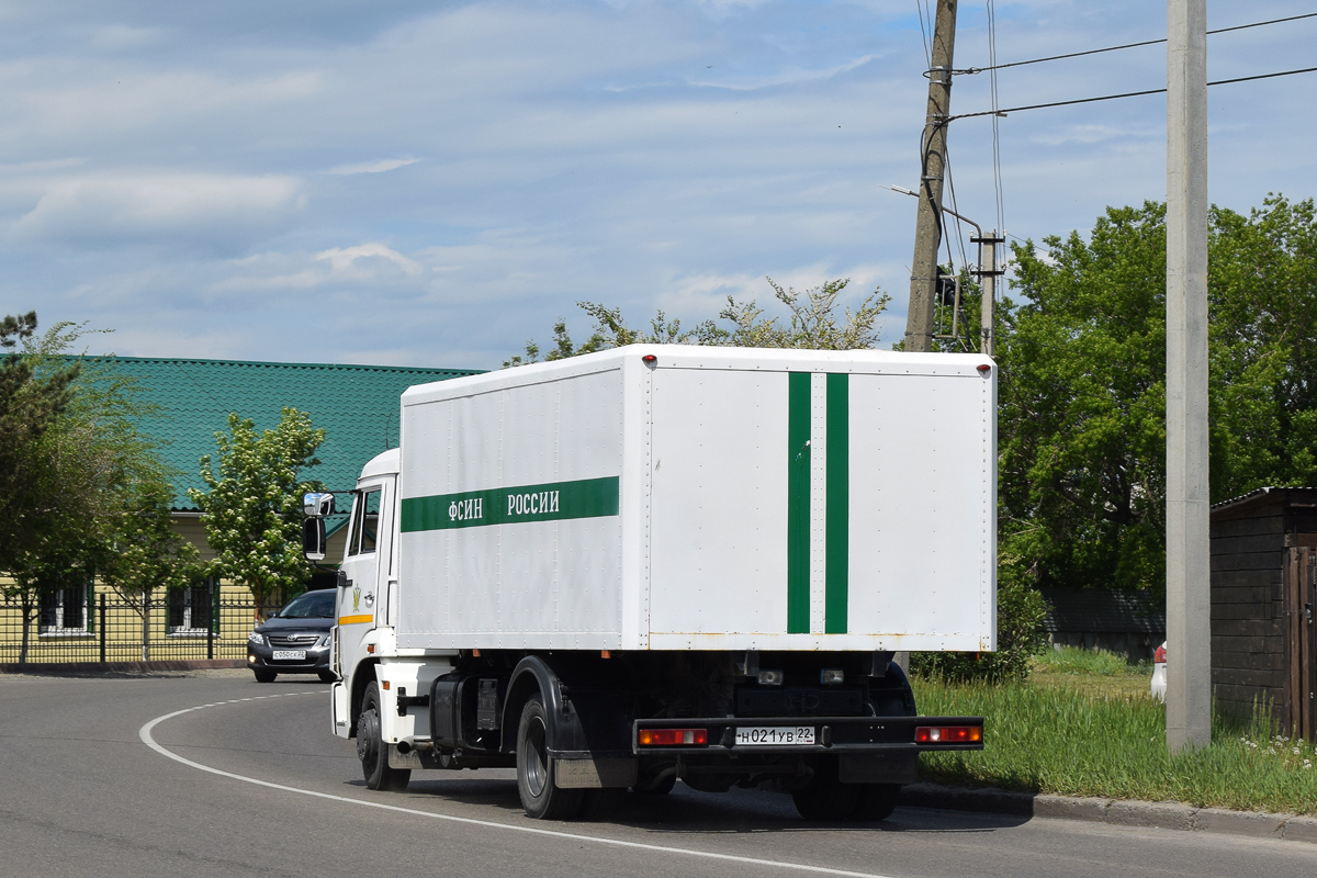 Алтайский край, № Н 021 УВ 22 — КамАЗ-4308-C4(25)