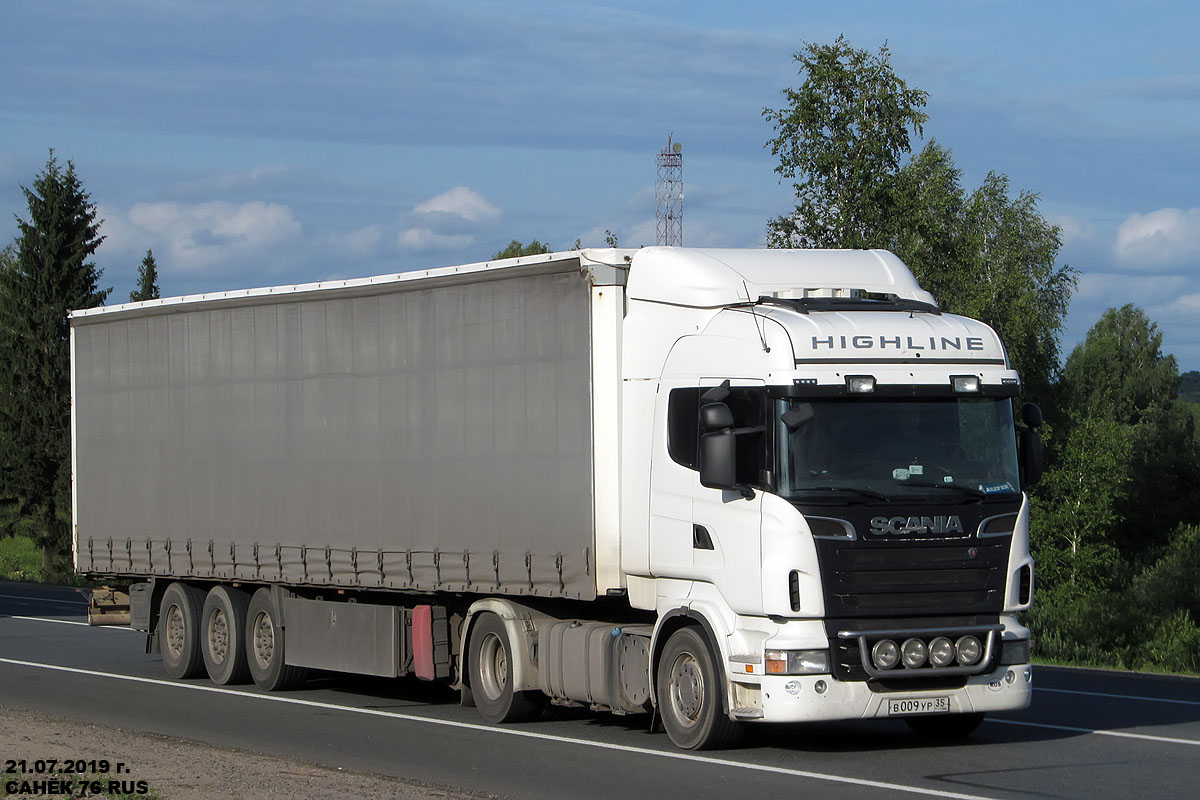 Вологодская область, № В 009 УР 35 — Scania ('2009) R420