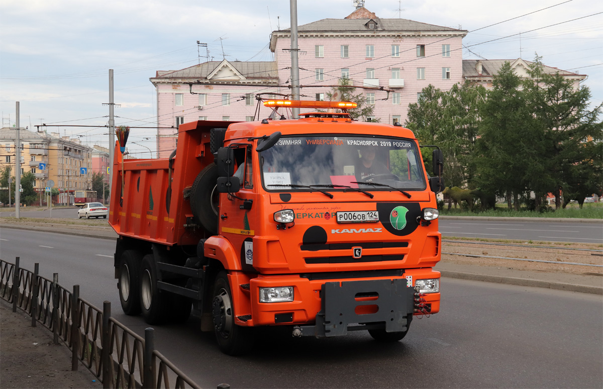 Красноярский край, № Р 006 ОВ 124 — КамАЗ-65115-L4(19)