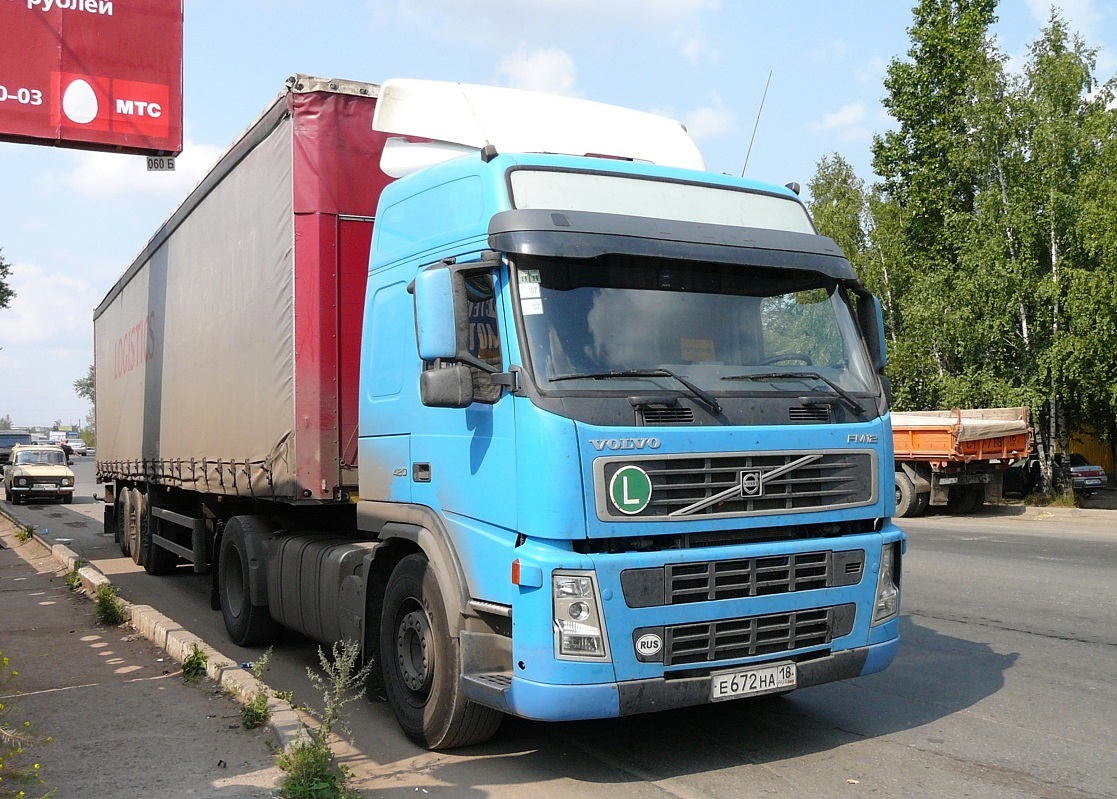Удмуртия, № Е 672 НА 18 — Volvo ('2002) FM12.420