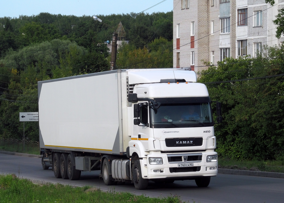 Крым, № К 760 СА 82 — КамАЗ-5490-S5(87)