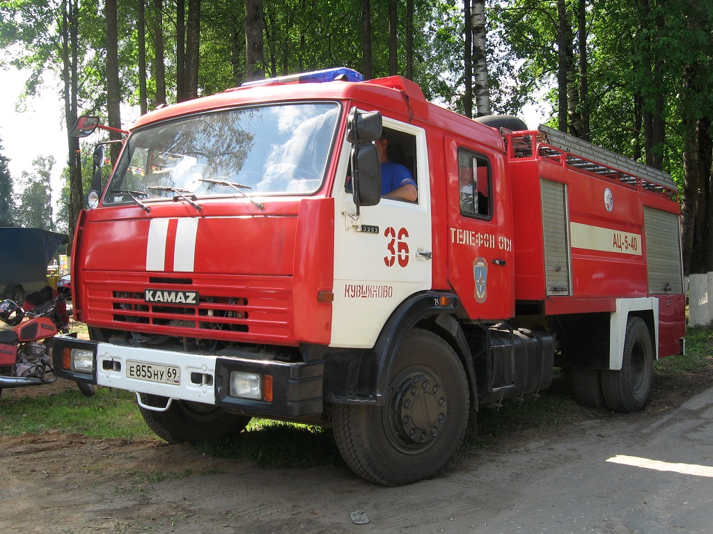 Тверская область, № Е 855 НУ 69 — КамАЗ-43253-A3(96)