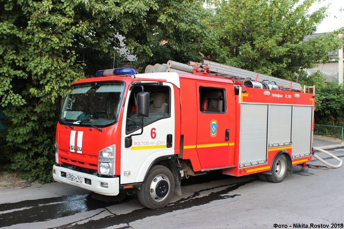 Ростовская область, № О 382 СН 161 — Isuzu NPR75 [Z7X]
