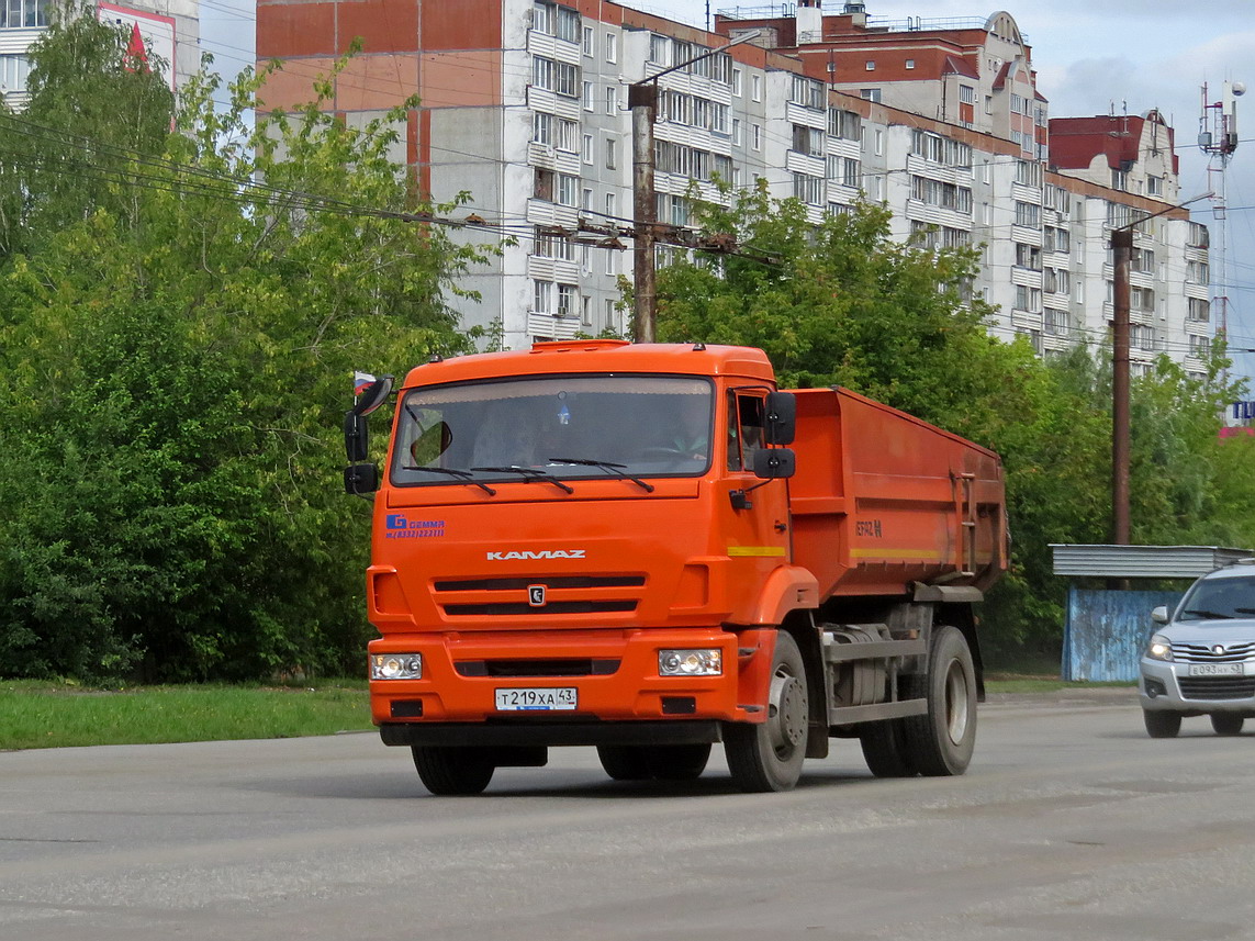 Кировская область, № Т 219 ХА 43 — КамАЗ-43255-R4(28)