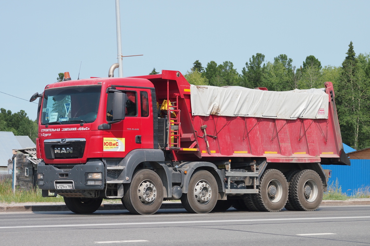 Ханты-Мансийский автоном.округ, № А 129 НХ 186 — MAN TGS 41.440
