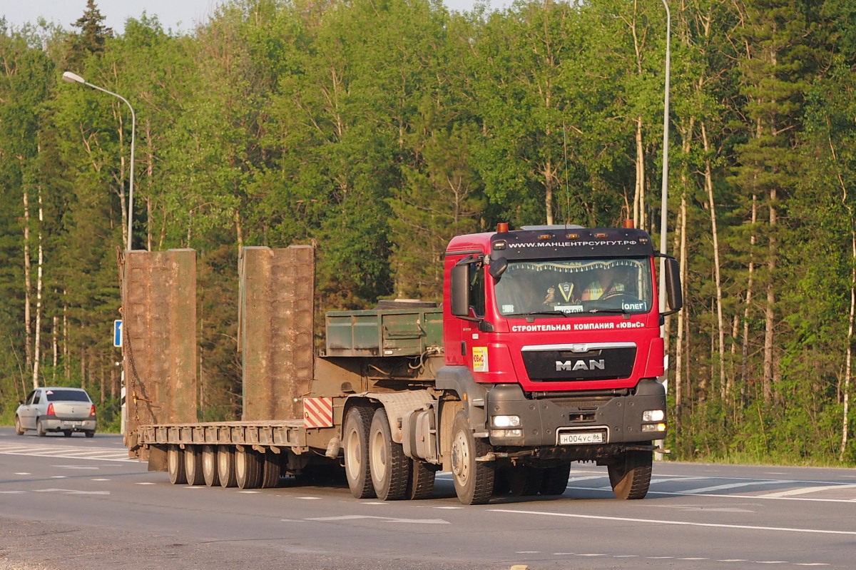 Ханты-Мансийский автоном.округ, № Н 004 УС 86 — MAN TGS 40.430