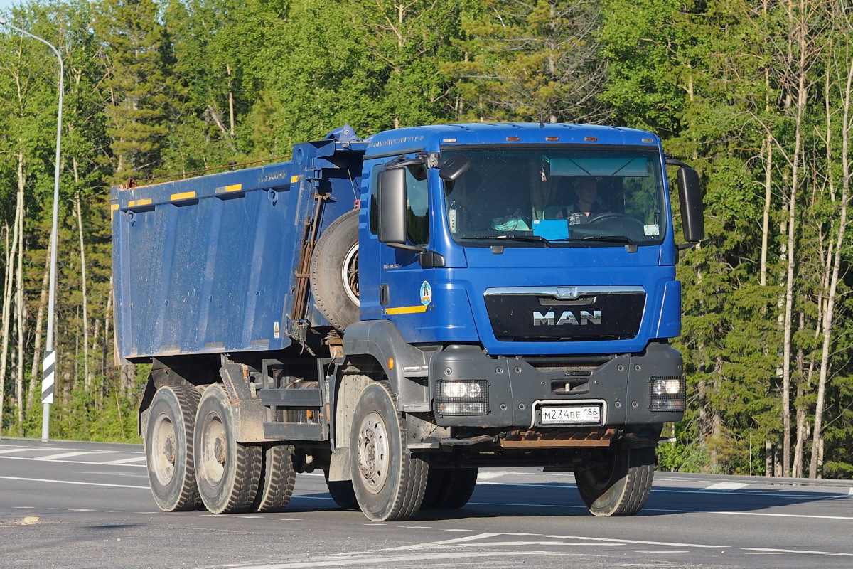 Ханты-Мансийский автоном.округ, № М 234 ВЕ 186 — MAN TGS 40.400