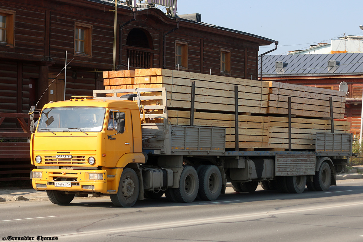 Саха (Якутия), № Т 449 КЕ 14 — КамАЗ-65116-62