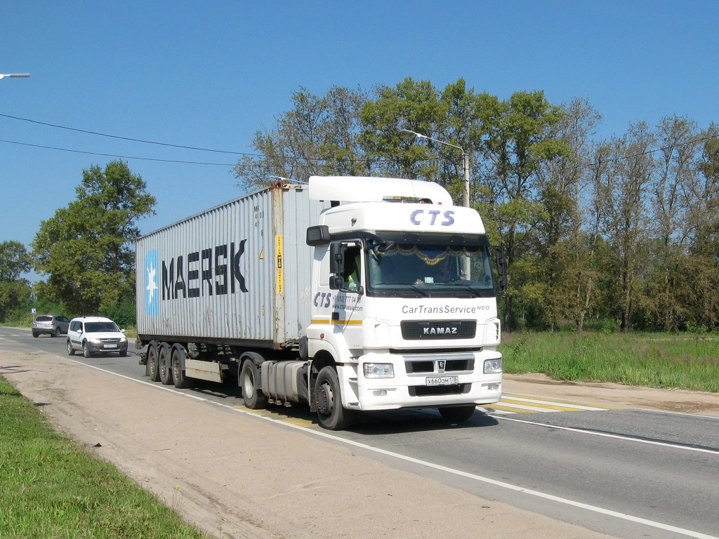 Санкт-Петербург, № Х 660 ОМ 178 — КамАЗ-5490-S5(87)