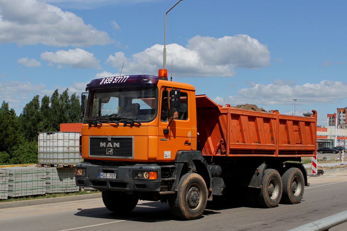 Литва, № HDZ 707 — MAN F2000 27.403