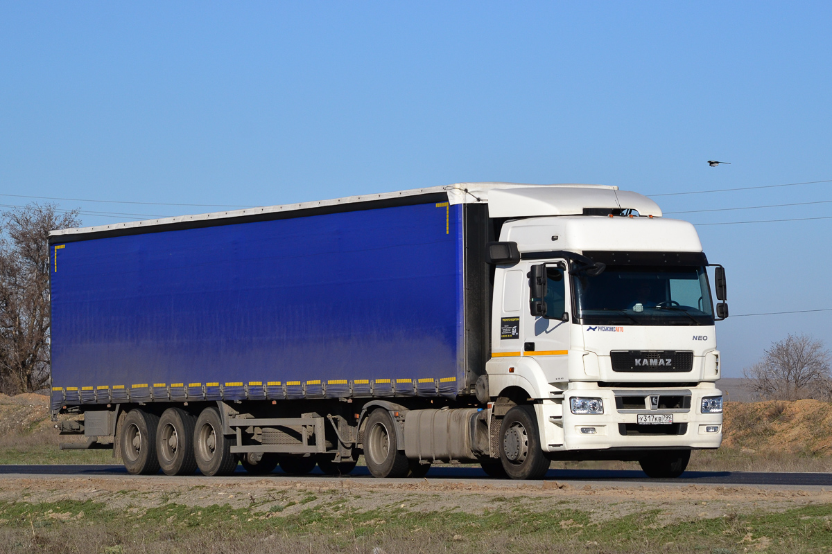 Москва, № У 317 КВ 799 — КамАЗ-5490-S5(87)