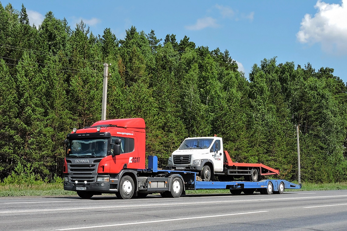 Нижегородская область, № Р 339 ЕТ 152 — Scania ('2011) P360; Нижегородская область, № О 366 РА 152 — ГАЗ GAZon NEXT (общая модель)