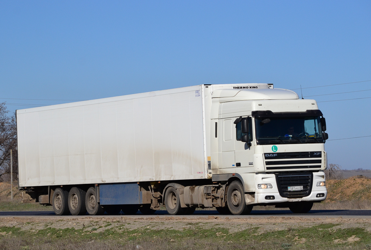 Алматы, № 581 AWA 02 — DAF XF105 FT