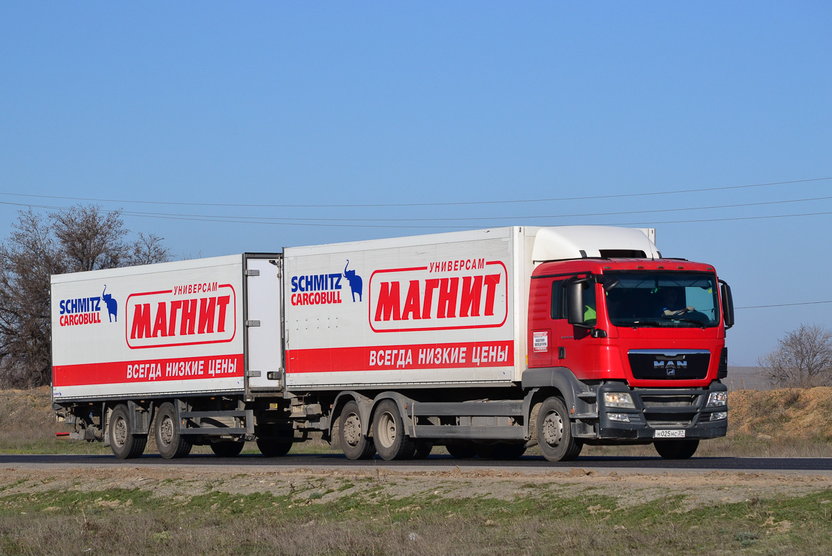 Волгоградская область, № Н 025 НС 37 — MAN TGS 26.350