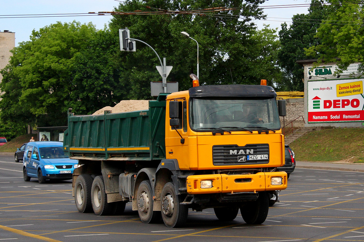 Литва, № HZG 414 — MAN F2000 (общая модель)