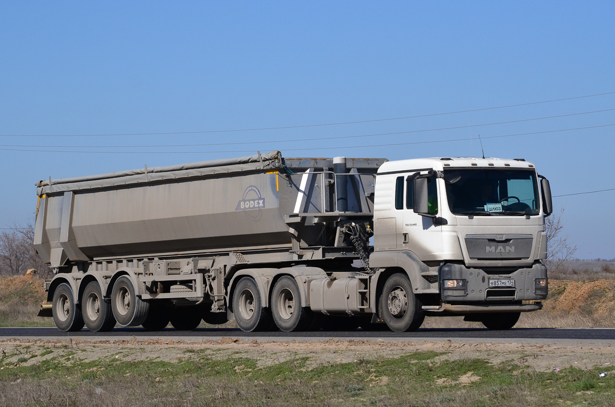 Волгоградская область, № В 857 МЕ 134 — MAN TGS 33.440
