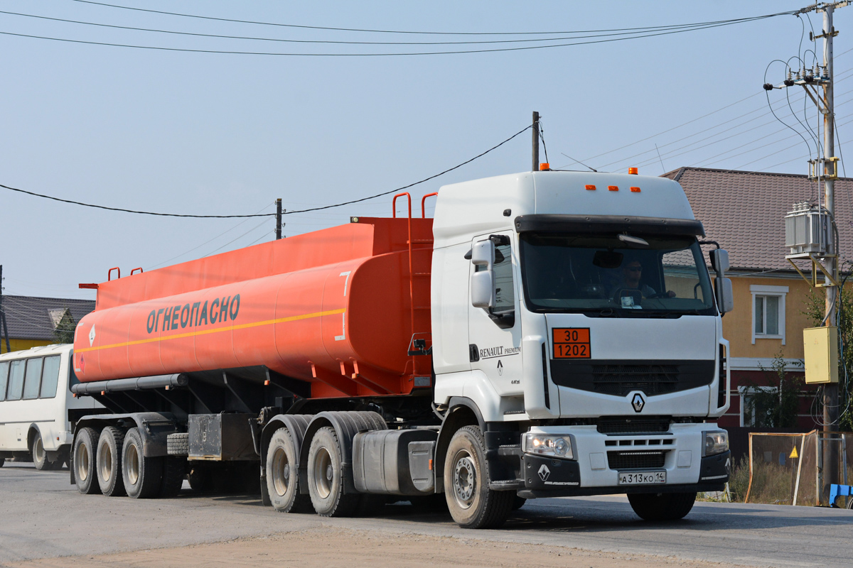 Саха (Якутия), № А 313 КО 14 — Renault Premium Lander [X9P]