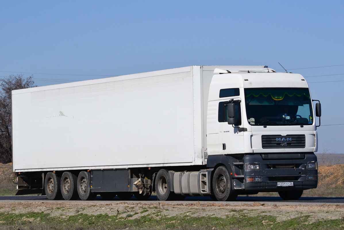 Ставропольский край, № Р 231 ТС 26 — MAN TGA 18.460