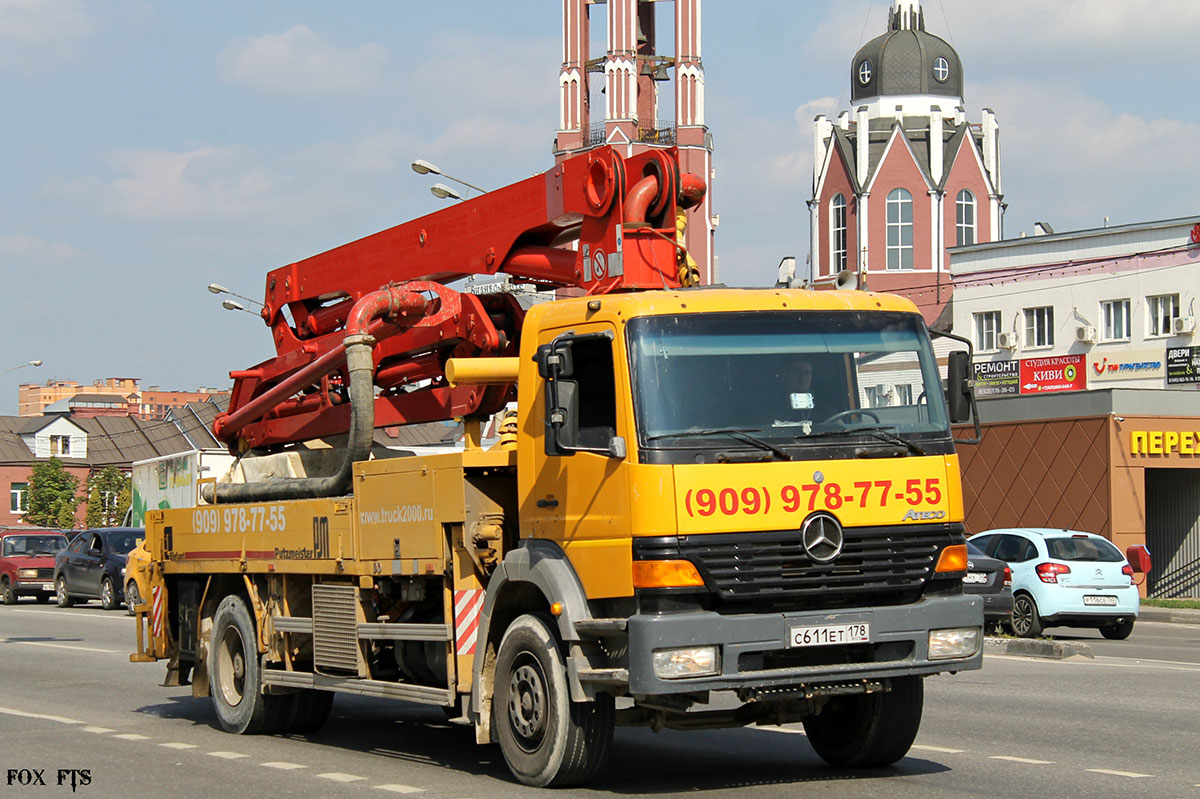 Санкт-Петербург, № С 611 ЕТ 178 — Mercedes-Benz Atego 1828