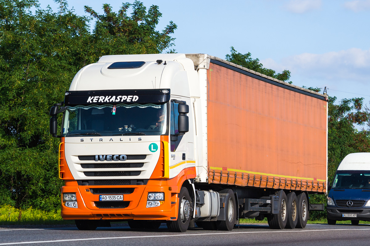 Закарпатская область, № АО 1535 СА — IVECO Stralis ('2007) 500
